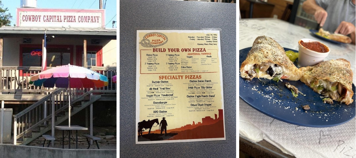 Cowboy Capital Pizza Company Menu